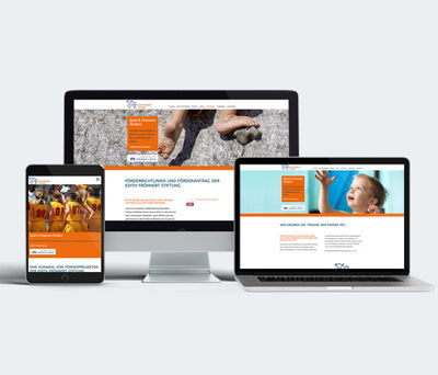 Webdesign Edith Fröhnert Stiftung